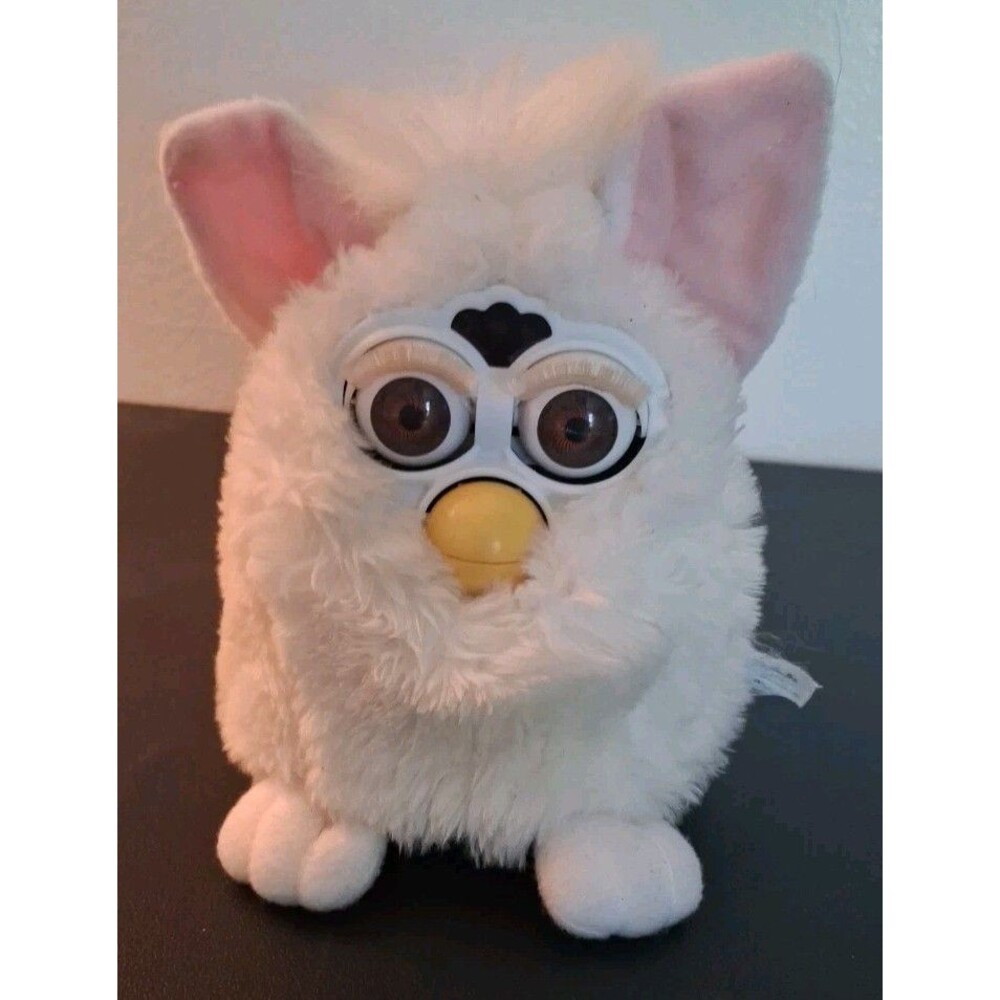 TIGER ELECTRONICS 1998 1st ED ORIGIINAL ELECTRONIC FURBY SNOWBALL WHITE 70-800